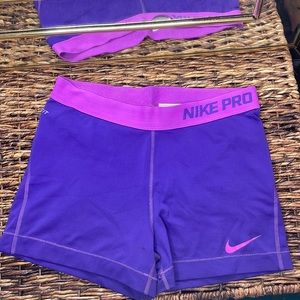 Women’s purple Nike Pros